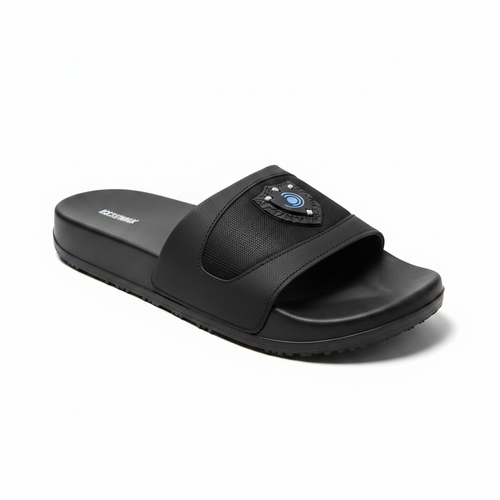 Men's Premium Black Adjustable Slippers