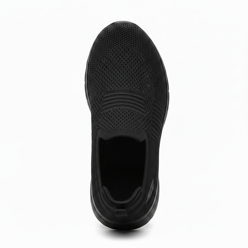 Skechers Men's Black Slip-On Shoes - Top